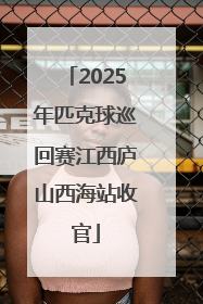 2025年匹克球巡回赛江西庐山西海站收官