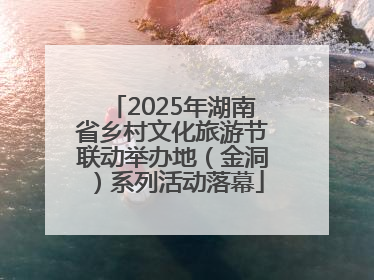 2025年湖南省乡村文化旅游节联动举办地（金洞）系列活动落幕