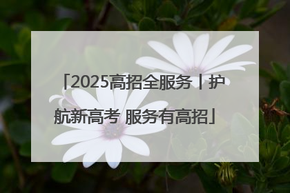 2025高招全服务丨护航新高考 服务有高招