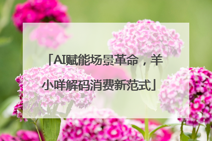 AI赋能场景革命，羊小咩解码消费新范式