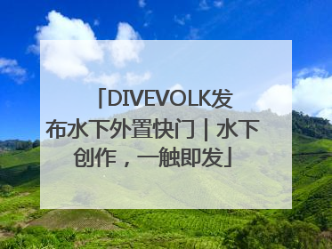DIVEVOLK发布水下外置快门｜水下创作，一触即发