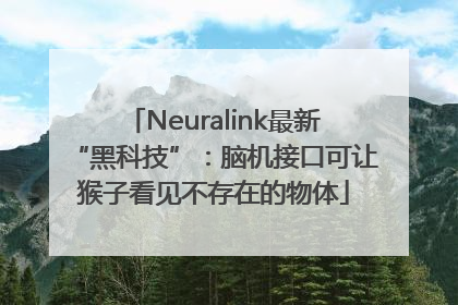 Neuralink最新“黑科技”：脑机接口可让猴子看见不存在的物体